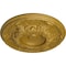 Ekena Millwork Granada Ceiling Medallion (Fits Canopies up to 7 1/8"), Hand-Painted Pharaohs Gold, 19"OD x 1 1/2"P CM19GAPGS - alternate 3